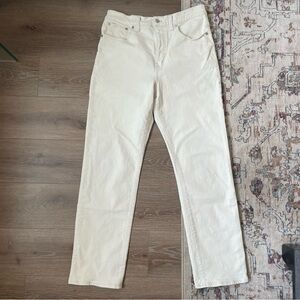 Madewell 90s straight jeans in vintage canvas